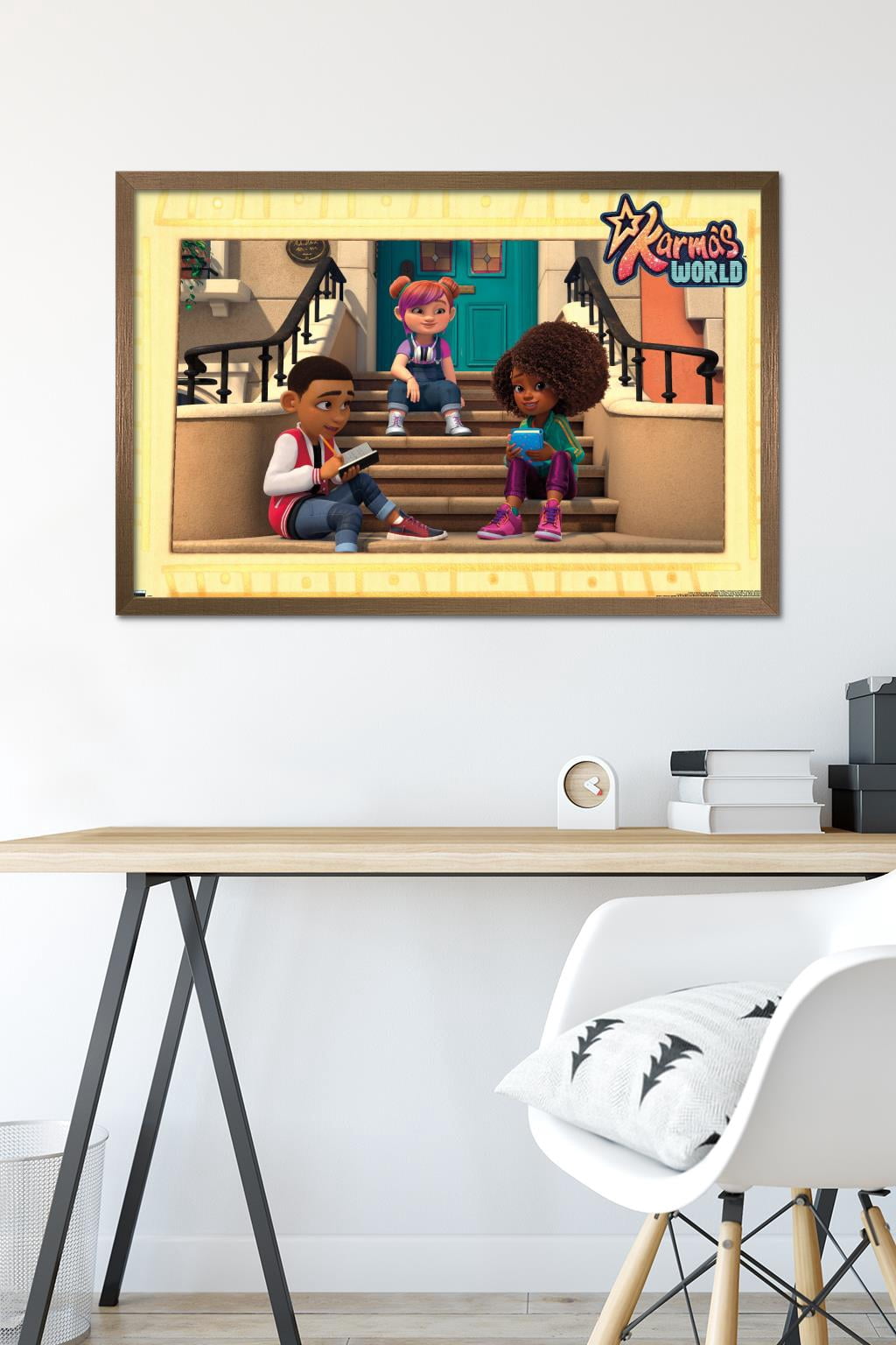 Karma's World - Group Wall Poster, 22.375" x 34" Framed