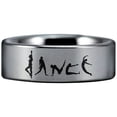 thumbnail image 2 of Dance Style 1 Tungsten Carbide Ring, 2 of 6