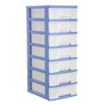 thumbnail image 1 of ADDHAT Unidad De Cajones Para Escritorio En Plástico Azul Ideal Para Organizar Artículos Y Accesorios, 1 of 7