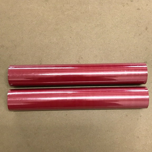 2 Roll 12" x 5Feet 12Feet Red HTV Iron On Heat Transfer Vinyl for T Shirt Bags Hats Shoes Cricut