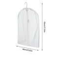 thumbnail image 2 of AU Clear Garment Bags Clothes Covers Protecting Dusts for Storage Plastic Garment Bags Hanging Clothes Bags Dress Bag for Suits, Coats and More with Zipper for Closet, 2 of 8