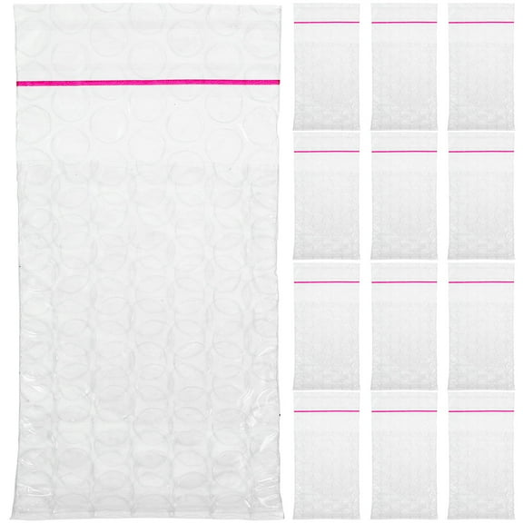 NIYANGLE 50Pcs Padded Envelopes for Shipping Non-fragile Items Transparent Bubble Mailers 8.7x4.1x0.2in