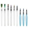 TIE-LION 9pcs Water Storage Watercolor Pen Watercolor Brush Painting Pen for Painter
