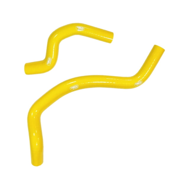 Tubo de radiador de motocicleta Salvador accesorio de silicona para motocross amarillo