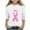 White, variant on BRGZLK Girls 3/4 Sleeve Breast Cancer Shirts Kids Cute Pink Ribbon Graphic Pullover Loose Casual Round Neck Basics Top Black 7-8 Years
