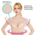 thumbnail image 4 of Women Underarm Sweat Vest - Concealed Design, Sweat Wicking Material, Anti Microbial Properties, Supports Posture - Suitable for All Scenes, Washable & Reusable, Short Sleeve, 4 of 7