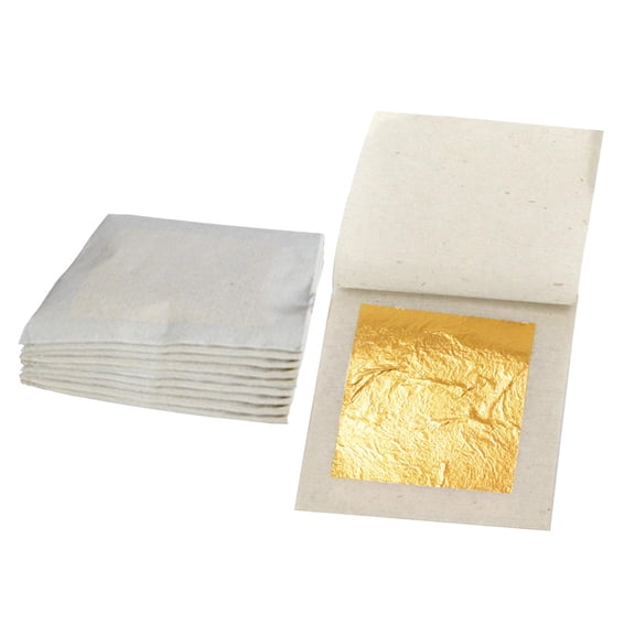 10x Sequins Aureate Foil Leaf DIY Decoration Sheets Glitter Paper Foil for Crafting, Nail Art, Makeup, Handicrafts, Jewelry Making