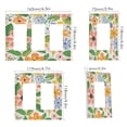 thumbnail image 2 of Yayeee Rocker Switch Wall Plate 1-Gang 4.6"x2.9" Home Decorative Outlet Cover, Retro Pink Floral, 2 of 6