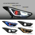 thumbnail image 2 of VLAND Dual Beam Headlights with Demon Eye + D2S Bulbs for 2011 2012 2013 2014 2015 Hyundai Elantra GL/GLS/L/Limited/SE/Sport/Value, 2 of 9