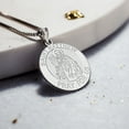 thumbnail image 6 of PicturesOnGold.com Saint Matthew Religious Medal - 2/3 inch Size of Dime, Solid 14K White Gold, 6 of 7
