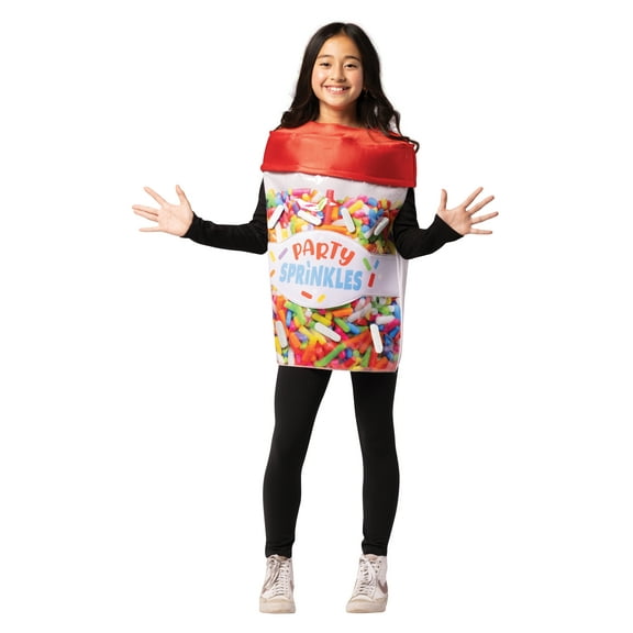 Rasta Imposta Party Sprinkles Halloween Costume, Boys and Girls, Multicolor, Child Size 7-10, R1771-710