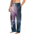 thumbnail image 2 of Balery Men'S Lighthouse Waves Torrential Rain Pants,Sleepwear Pants,Pajama Pants,Pj Bottoms Drawstring And Pockets-Small, 2 of 9