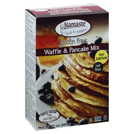 Sugar Free Pancake Mix - Namaste Foods Gluten Free Waffle & Pancake Mix, 21 oz