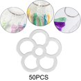 thumbnail image 1 of 50 piezas de gotas de hilo dental transparentes para manualidades, bobinas de hilo dental transparentes y lisas multiusos, almacenamiento de bobinas de costura para entusiastas del hogar C, 1 of 8