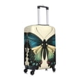 thumbnail image 3 of Daiia Blue Black Butterfly Art Luggage Cover, Thickened Washable Travel Luggage Covers, Elastic Unique Baggage Covers for 18-20 inch Luggage-Small, 3 of 9