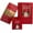 Red, variant on Christmas Surprise Gift Box Magic Flying Gift Box,Exploding Surprise Box Gift Box,Cash Explosion Gift Box for Birthday Anniversary Valentine Proposal (12 Bounces, Happy Christmas)