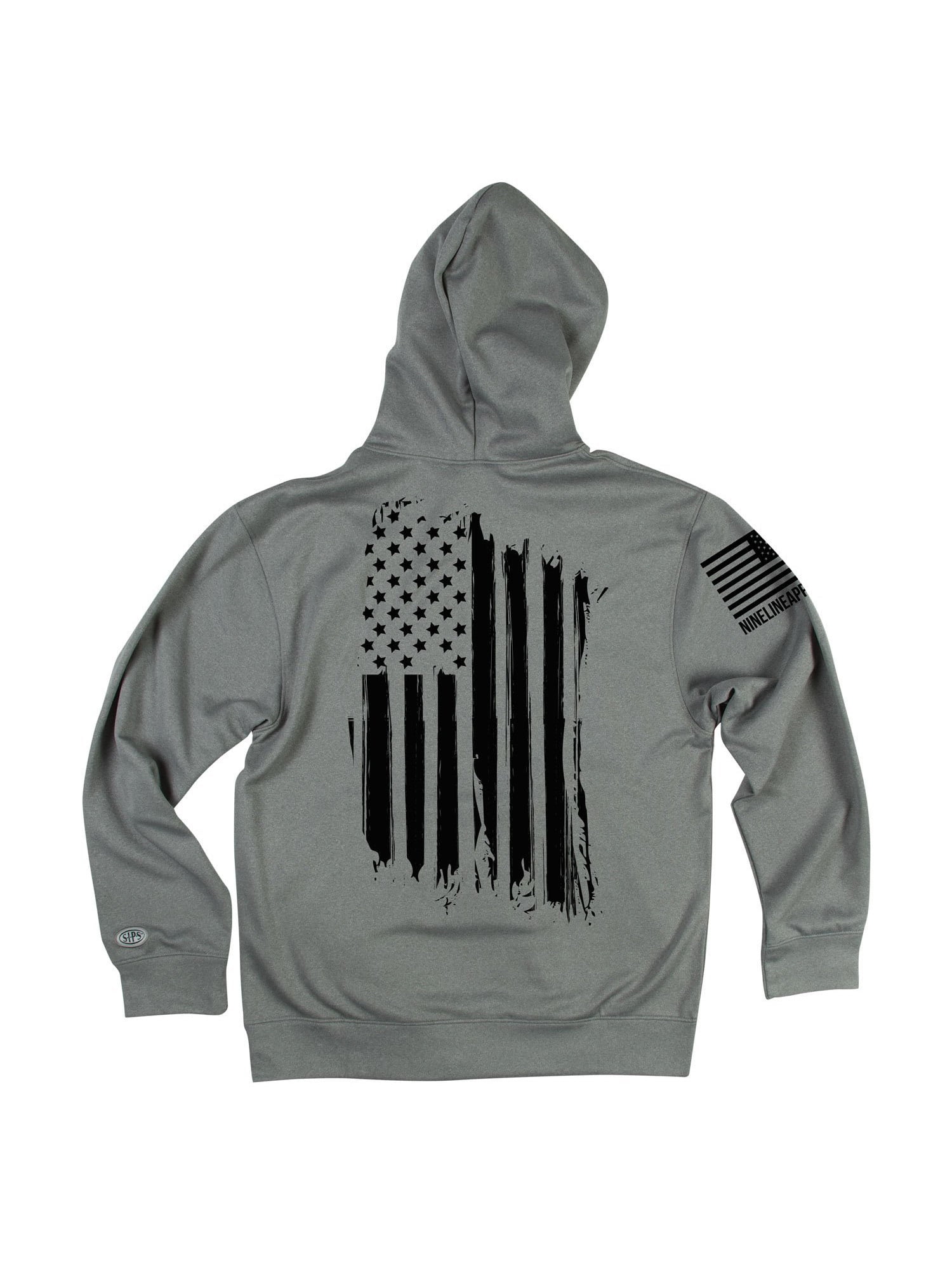 thin gray line hoodie