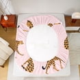thumbnail image 5 of Castle Fairy Kids Teens Animal Leopard Queen Sheet Sets,Jungle Wildlife Bed Set, 5 of 7