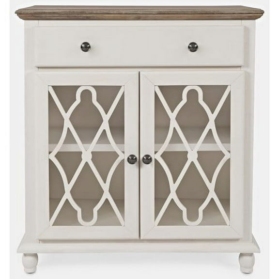 Jofran Aurora Hills Country Wire-Brushed 2 Door Accent Chest