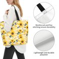 thumbnail image 2 of Yiaed Striped Sunflower Daisy Print Handbag for Women Tote Purse Shoulder Bag Large Fashion Hobo Purse Handbag Shopping Tote, 2 of 5