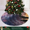 thumbnail image 6 of FMSHPON American Flag Tree Skirt Independence Day Xmas Christmas Tree Skirt Stand Mat for Holiday Party Decoration Indoor Outdoor 48 inches, 6 of 6