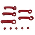 thumbnail image 1 of Manija de coche sweethay 5 unids/set duradera decoración de puerta exterior elegante para todas las estaciones rojo Type3 NO3, 1 of 6