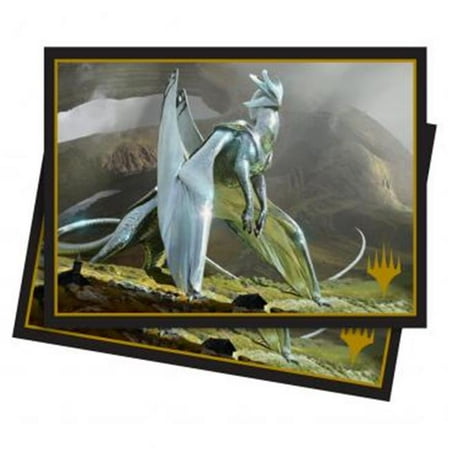 Magic The Gathering Dragon Deck Ultra Pro ULP86857 Elder Dragons Chromium Deck Protector Sleeves for Magic The Gathering ()