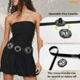 thumbnail image 3 of WHIPPY Women Western Belt Cowgirl Wide Leather Belts for Dresses Jeans, 3 of 7