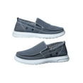 thumbnail image 3 of SIMANLAN Mens Loafer Sneakers Canvas Slip On Shoes Flat Breathable Walking Boat Shoes, 3 of 8