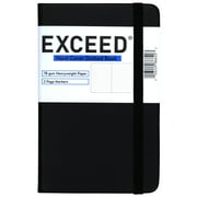 Exceed Small Journal, Dot Grid, 96 Pages, 3.5" x 5.5", Black, 86620