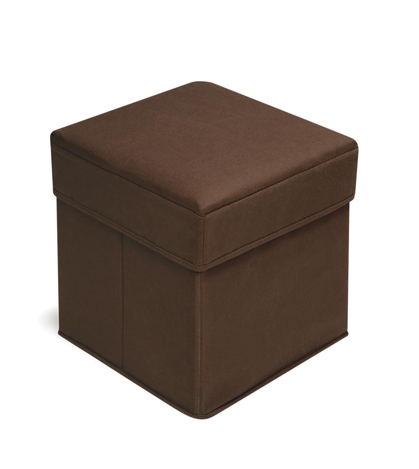 diamante storage Fordable ottoman heavy duty leather Pouffe foot stool toy box 