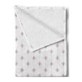 thumbnail image 2 of Bohemian Soft Flannel Fleece Throw Blanket, Traditional Inspired Flourishing Oriental, Cozy Plush for Indoor and Outdoor Use, 70" x 90", Pale Purple Pale Mauve, by Ambesonne, 2 of 5