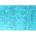 thumbnail image 1 of Ahgly Company Indoor Rectangle Oriental Light Blue Industrial Area Rugs, 6' x 9', 1 of 4