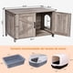 thumbnail image 5 of Arenero para Gatos, Armario con Caja de Arena Oculta con Puerta Simple, Casa para Gato, 80 x 50 x 50 cm, Greige, 5 of 7