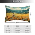 thumbnail image 2 of Balery Field Style Bicycle Young Sunflower Funda de Cojín Estampada, Regalos para Mujeres, Regalos de Amor para Ella, Regalos para Novia o Esposa, Funda de Almohada-14"x20", 2 of 6