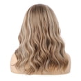 thumbnail image 2 of OneDor Premium Japanese High-Temperature Fiber Synthetic Hair 130% Density Wavy Lace Front Side Part Long Wigs (Light Brown Evenly Blended with Dark Natural Blonde-RL12/16), 2 of 7