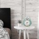 thumbnail image 5 of Non-ticking Owl Children's Alarm Clock With Night Light, Snooze Function - Loud Battery Operated Children's Alarm - Green, 5 of 5