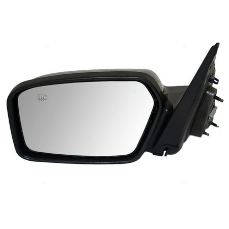 Brock Side View Mirror 2006 2010 Ford Fusion Mercury Milan Driver Brock Side View Mirror 2006 2010 Ford Fusion Mercury Milan Driver Left Heated Smooth Black W Puddle Lamp Replacement For 6e5z17683b