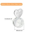 thumbnail image 2 of Uxcell 6Pack Silicone Earring Back Heart Soft Earring Stopper for Stud 4.8mm Silver, 2 of 6