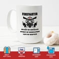 thumbnail image 3 of Mycheny Firefighter Coffee Mug (15 oz) - Inspirational Fireman Gift for Men, Women, Graduation, Retirement, Birthday, or Coworkers - Firefighter Gifts for Husband, Father, Brother, Friends, 3 of 7