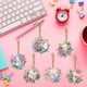 thumbnail image 5 of (YSK030) Llavero Con DIY (diamante Forma Especial Doble Cara) 6 Uds Timón Flores, 5 of 9