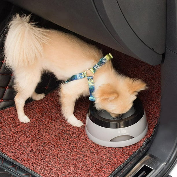Tazón de agua potable para perros de 750 ml, dispensador de agua flotante para gatos para coche Wdftyju Libre de BPA