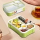 thumbnail image 4 of Fiambrera Apta para Microondas, Estilo Japonés, para Estudiantes, con Compartimentos de Gran Capacidad, Compatible con Cubiertos y con Compartimento Hermético para Ensalada., 4 of 6