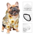 thumbnail image 4 of Bingfone Shiba Inu Dog And Sunflower Dog Clothes Hoodie, Pet Winter Coat,Puppy Sweatshirts For Small Dogs Boy Girl,Suitable For All Breeds-Large, 4 of 9