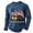 Navy, variant on Mens 250 Anniversary USA Shirt Long Sleeve Graphic Tee American Flag Artwork Patriotic Independence Day Holiday Clothing