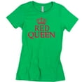 thumbnail image 2 of Crown Red Queen Printed Design Lady Shirt Graphic T-Shirt Soft and Comfy Shirt, Lightweight Shirt Irish Green Short Sleeve Tee Small, 2 of 3