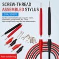 thumbnail image 1 of 16 In1 High Quality Multimeter Probe Ac/dc Universal Test Leads Kit Detachable Line With Alligator Clip For Voltmeter Led Tester, 1 of 5