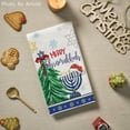 thumbnail image 4 of &nbsp;SOME THING Santa Claus Candle Hanukkah Kitchen Towels Dish Towels, 18x26 Inch Farmhouse Xmas Trees Decoration Hand Towels Set of 2, 4 of 6