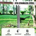 thumbnail image 4 of VEVOR 316 Stainless Steel Wire Rope, 1/8" Steel Wire Cable, 500ft Aircraft Cable w/ 7x7 Strands Core, Steel Cable Wire 1510lbs Breaking Strength for Railing Decking, Stair, Clothesline, Handrail, 4 of 9