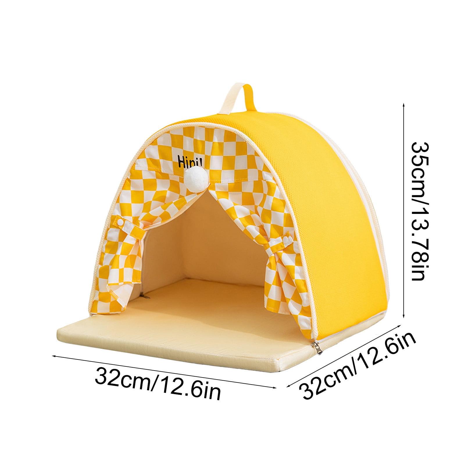 Portable Pet Tent Bed for Cats and Small Dogs, Foldable Mesh Indoor Outdoor Pet House, Breathable -Proof Summer Pet Sleeping Area